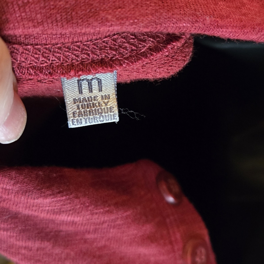 Horny Toad Burgundy Turtleneck Dress SzM - Picture 8 of 10